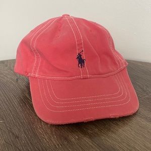 Polo by Ralph Lauren pink adjustable baseball hat
